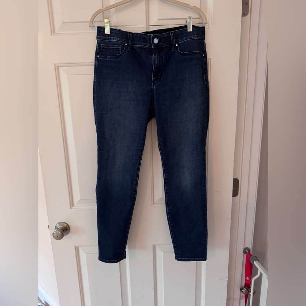 White House Black Market Dark Indigo Skinny Jeans
